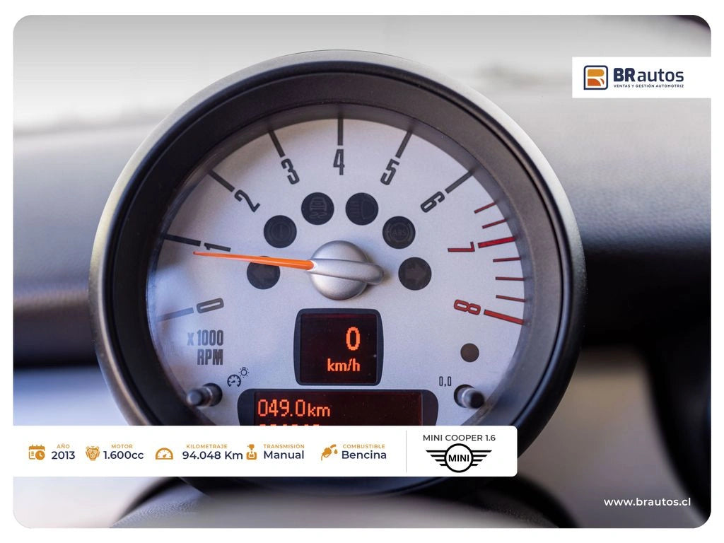 MINI Cooper 1.6 2013 | 94.048 KM | Caja Mecánica | Los Angeles