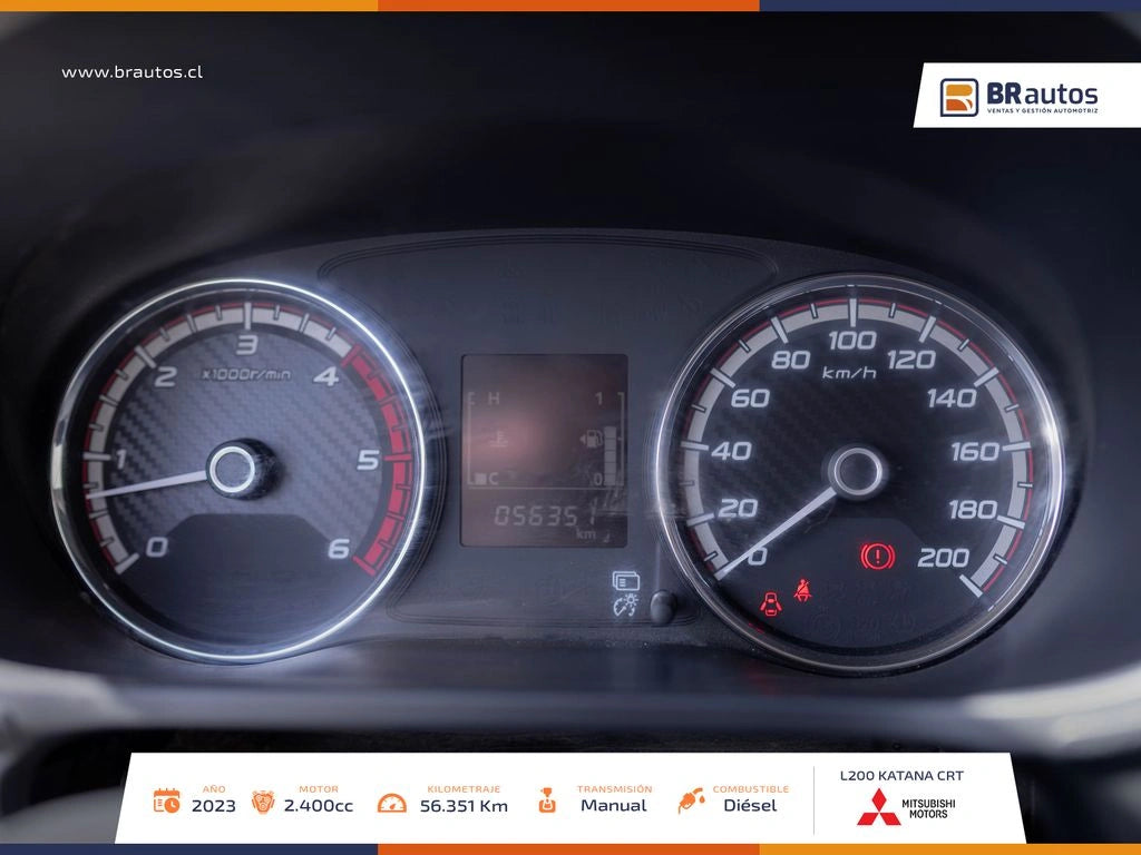 Mitsubishi L200 Katana CRT 2.4 Diésel 2023 | 4x4 | 56.351 KM | Caja 6MT - Los Angeles