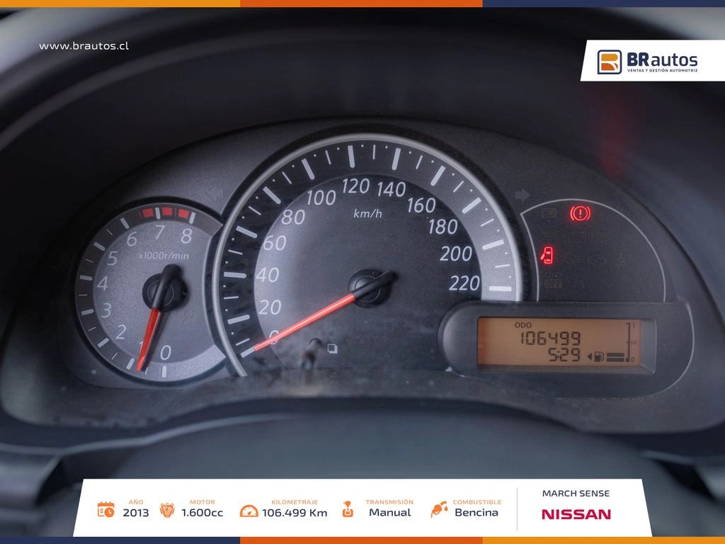 Nissan March Sense 1.6 2013 | 106.499 KM | Motor Japonés | Los Angeles