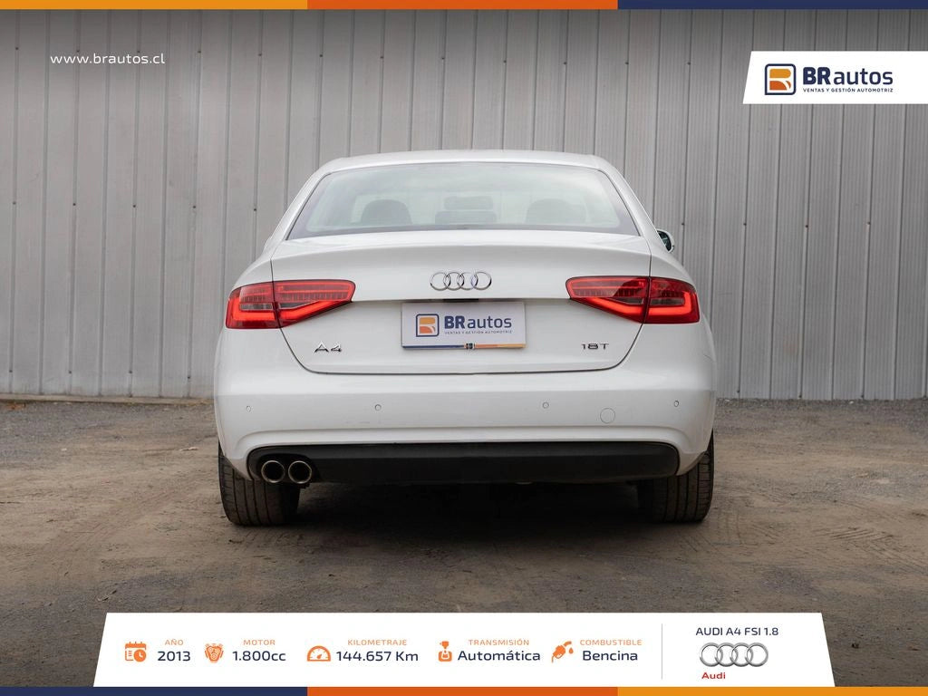 AUDI A4 1.8 T 4X2 120HP MULTITRONIC AT 4P $8.890.000