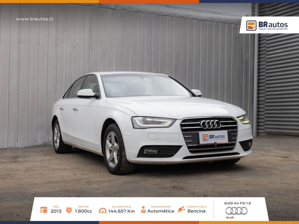 AUDI A4 1.8 T 4X2 120HP MULTITRONIC AT 4P $8.890.000