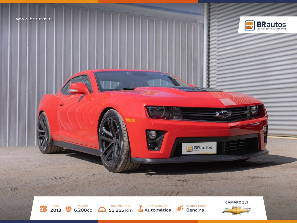 Chevrolet Camaro ZL1 2013 frente agresivo motor V8