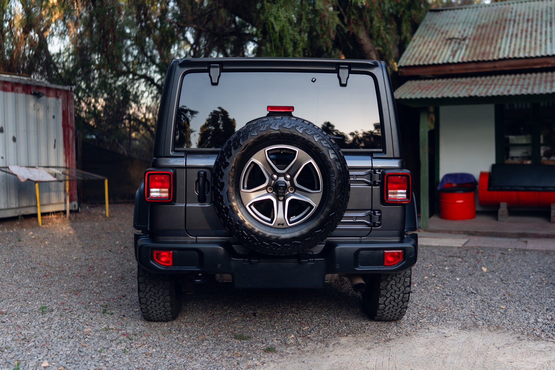 Wrangler Unlimited Sport Gasolina Automático 2021 Santiago - detalle exterior