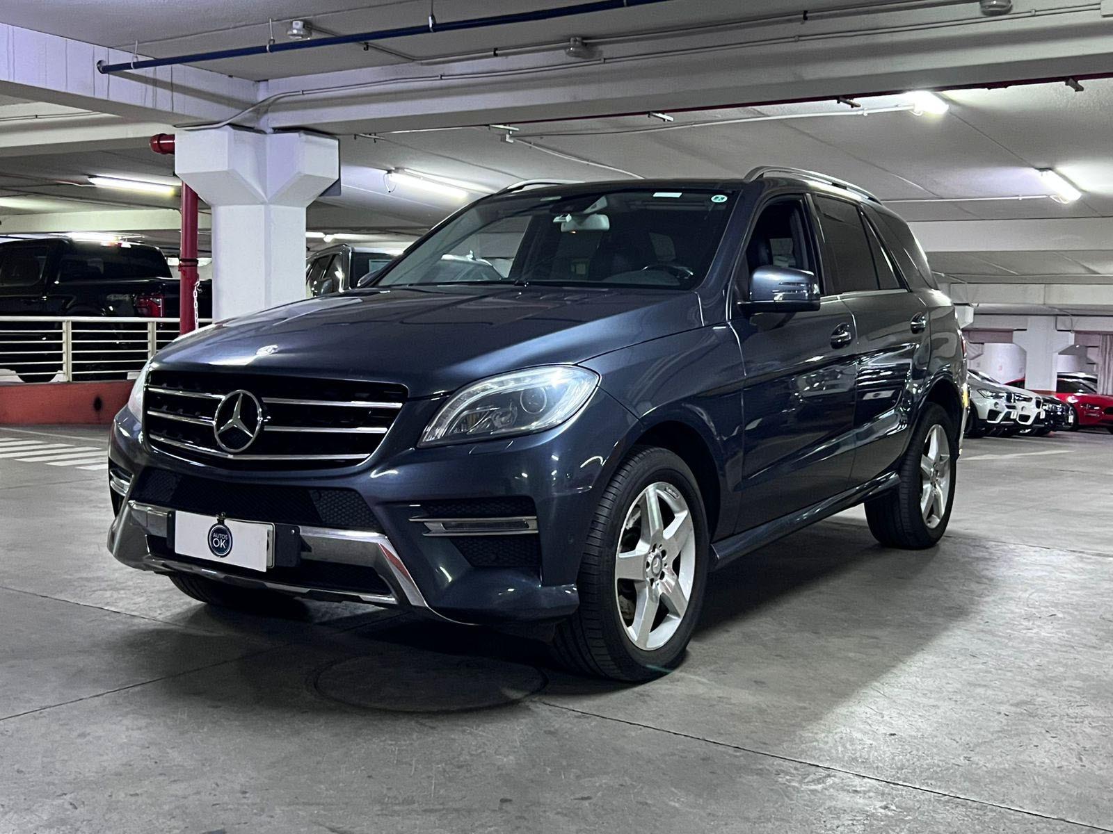 Vista lateral Mercedes-Benz ML 350 2014 llantas AMG y diseño robusto Santiago