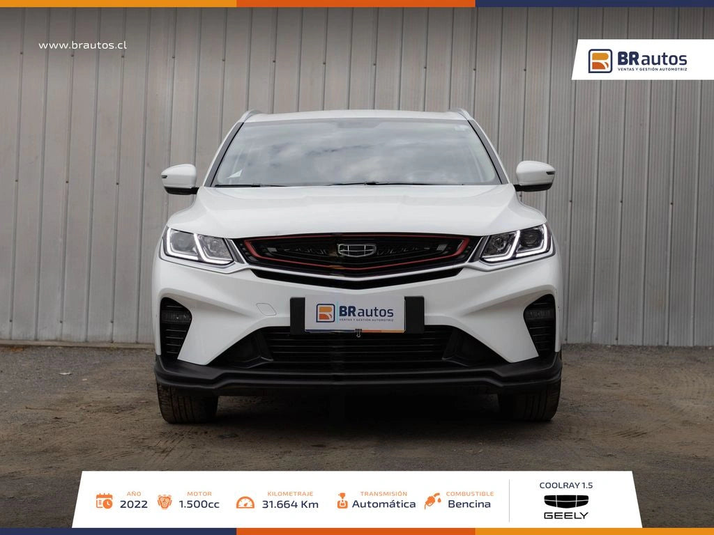 Geely Coolray Sport 2022 frente deportivo luces LED