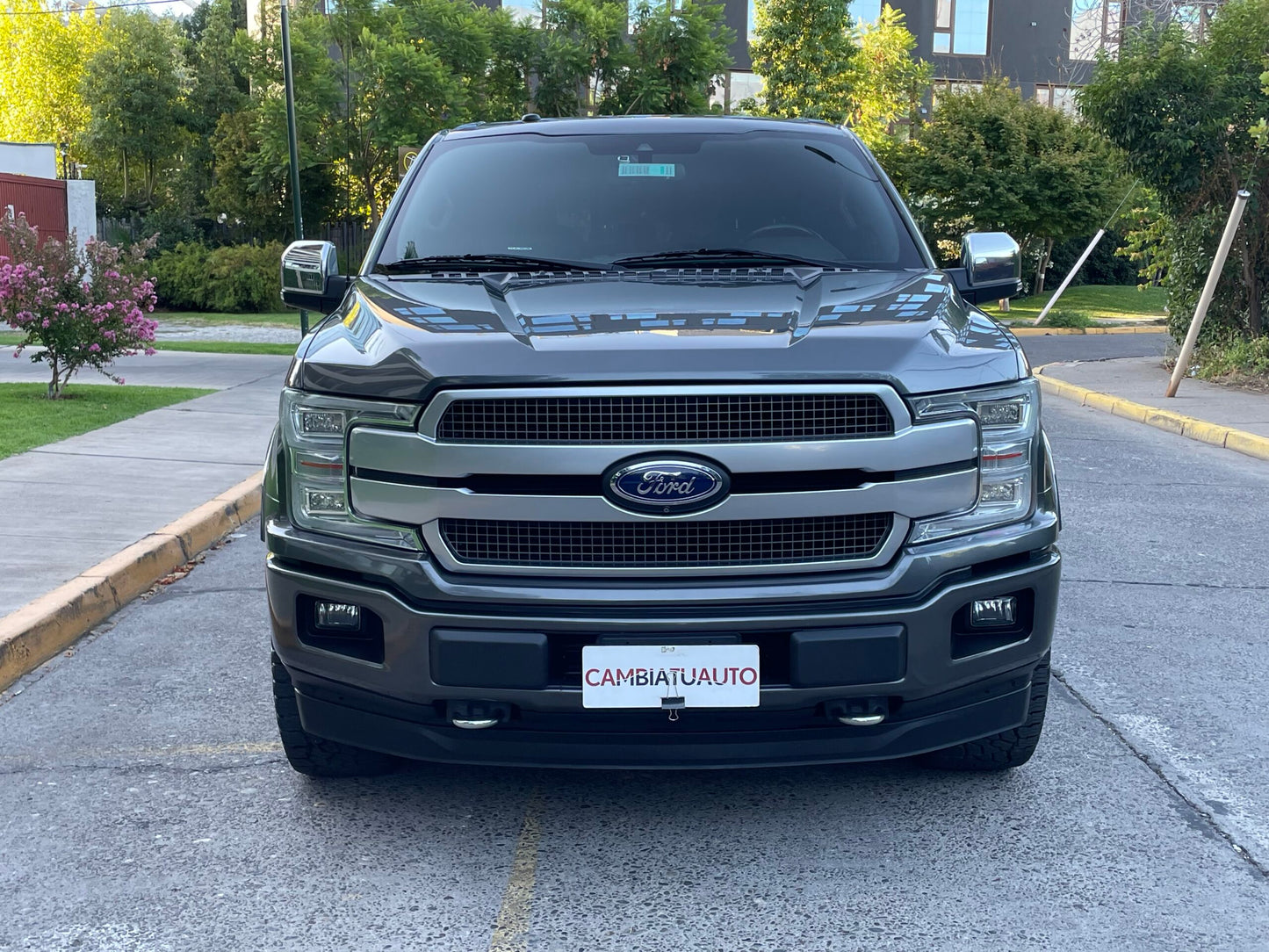 Ford F-150 Platinum 2020 frente cromado elegante luces LED Detodoauto