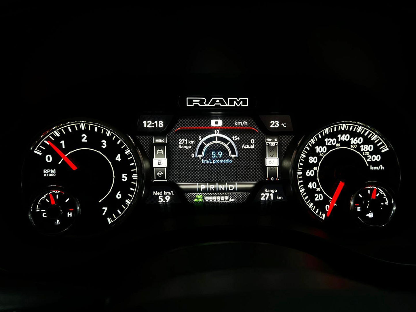 RAM 1500 Big Horn Crew Cab 3.6 V6 4x4 2023 | Único Dueño | Mantenciones en la Marca | Santiago