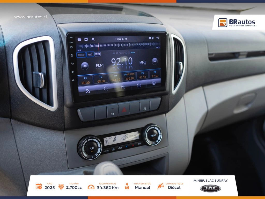 JAC Sunray 2.7 Diésel 2025 | 13+1 Pasajeros | 34.362 KM | Casi Nueva - Los Angeles