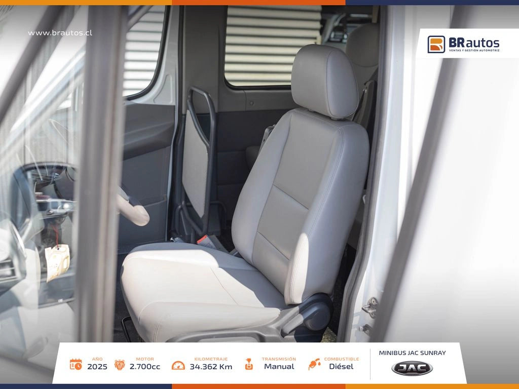 JAC Sunray 2.7 Diésel 2025 | 13+1 Pasajeros | 34.362 KM | Casi Nueva - Los Angeles
