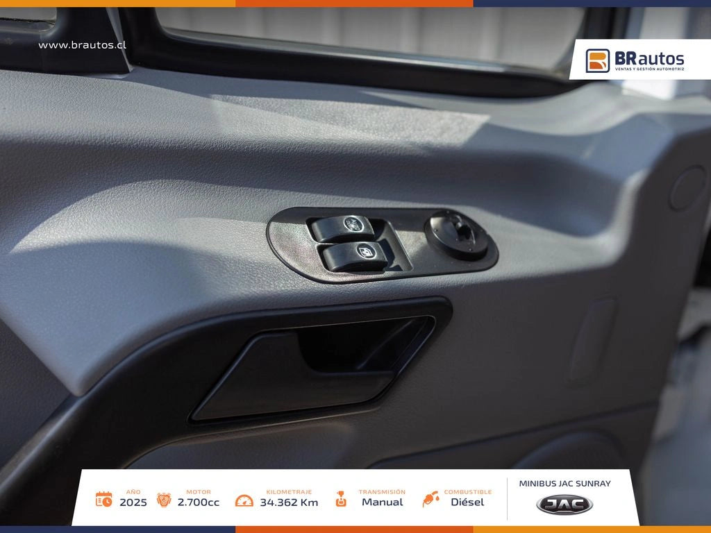 JAC Sunray 2.7 Diésel 2025 | 13+1 Pasajeros | 34.362 KM | Casi Nueva - Los Angeles