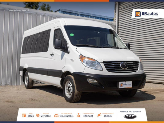 JAC Sunray 2.7 Diésel 2025 | 13+1 Pasajeros | 34.362 KM | Casi Nueva - Los Angeles