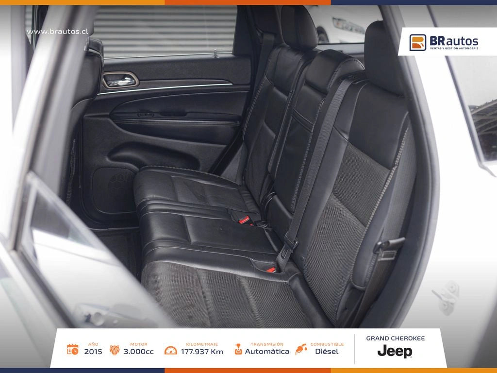 Jeep Grand Cherokee Limited 3.0 TD 4x4 2015 | Único Dueño | Diésel | Santiago