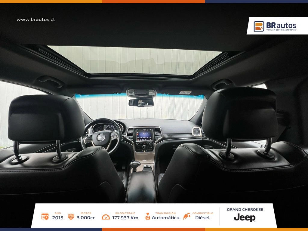 Jeep Grand Cherokee Limited 3.0 TD 4x4 2015 | Único Dueño | Diésel | Santiago