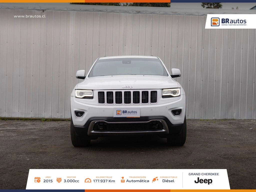 Jeep Grand Cherokee Limited 2015 frente SUV 4x4 lujoso