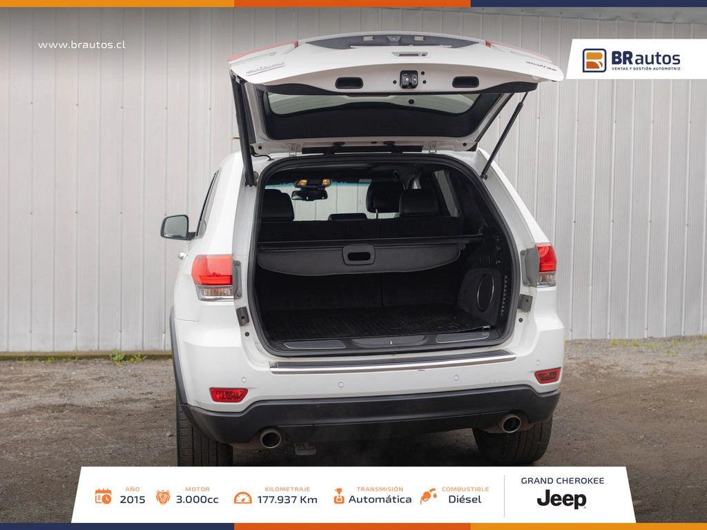 Jeep Grand Cherokee Limited 3.0 TD 4x4 2015 | Único Dueño | Diésel | Santiago