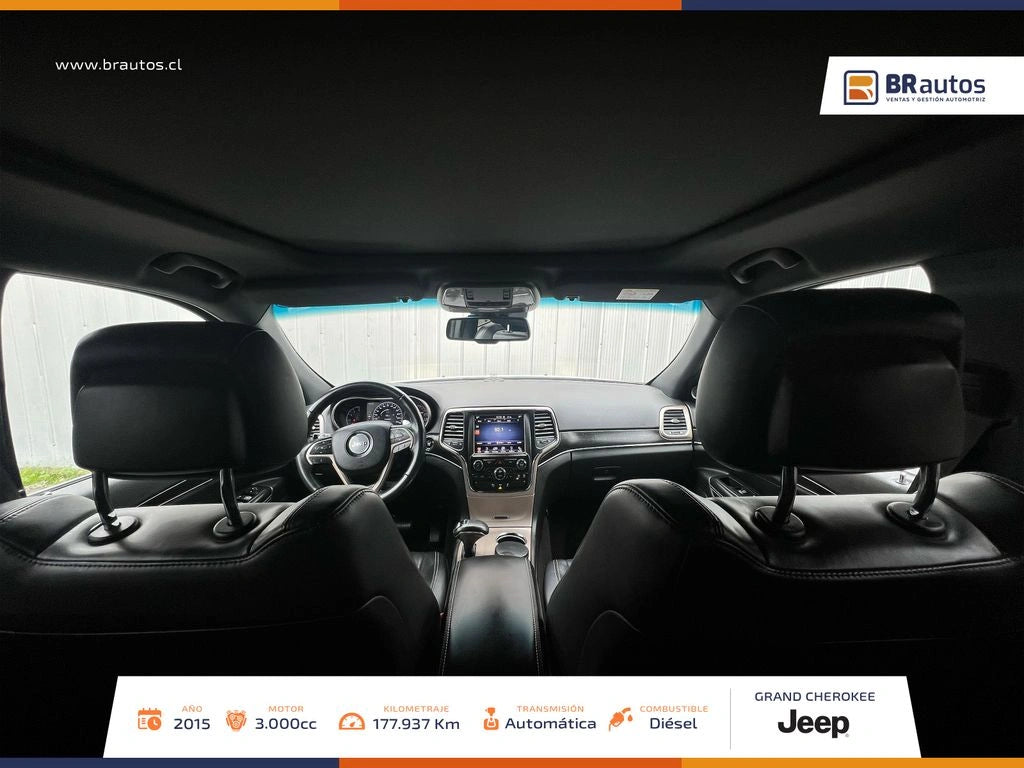 Jeep Grand Cherokee Limited 3.0 TD 4x4 2015 | Único Dueño | Diésel | Santiago