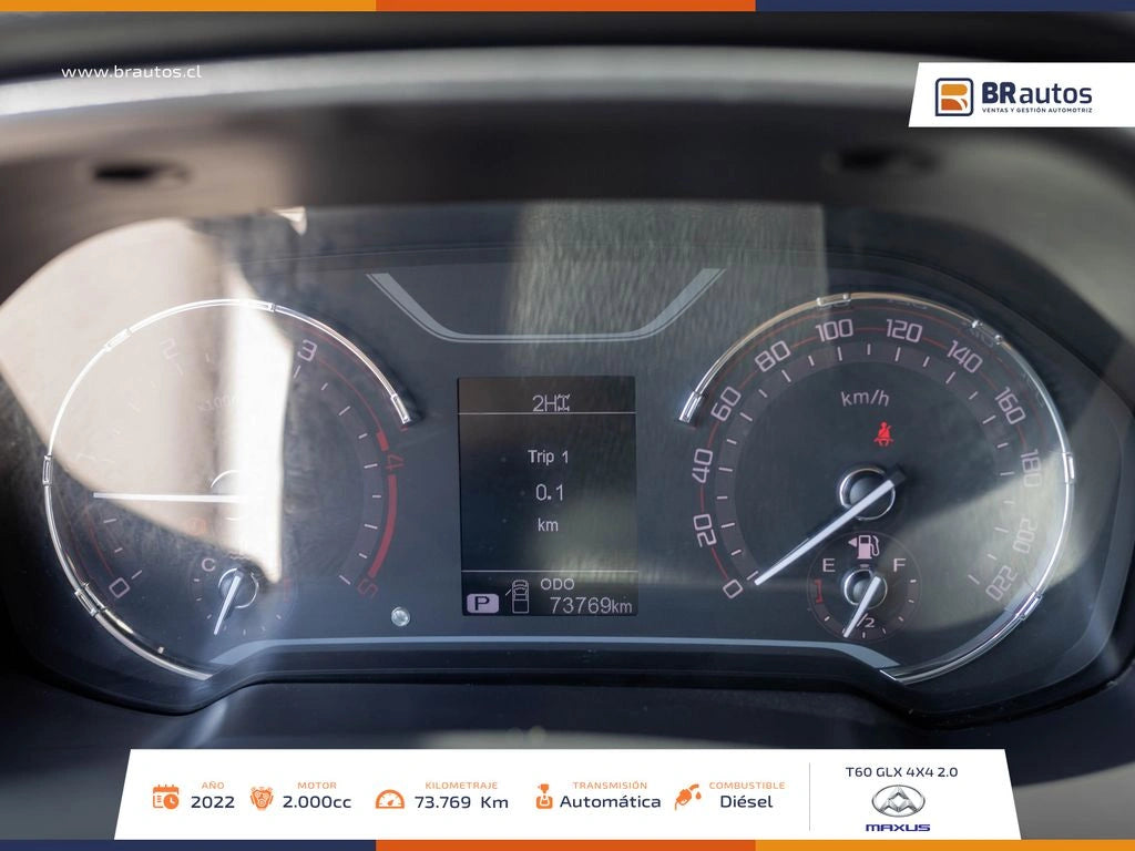 Maxus T60 GLX 2.0 Diésel 2022 | 4x4 | 73.769 KM | Los Angeles
