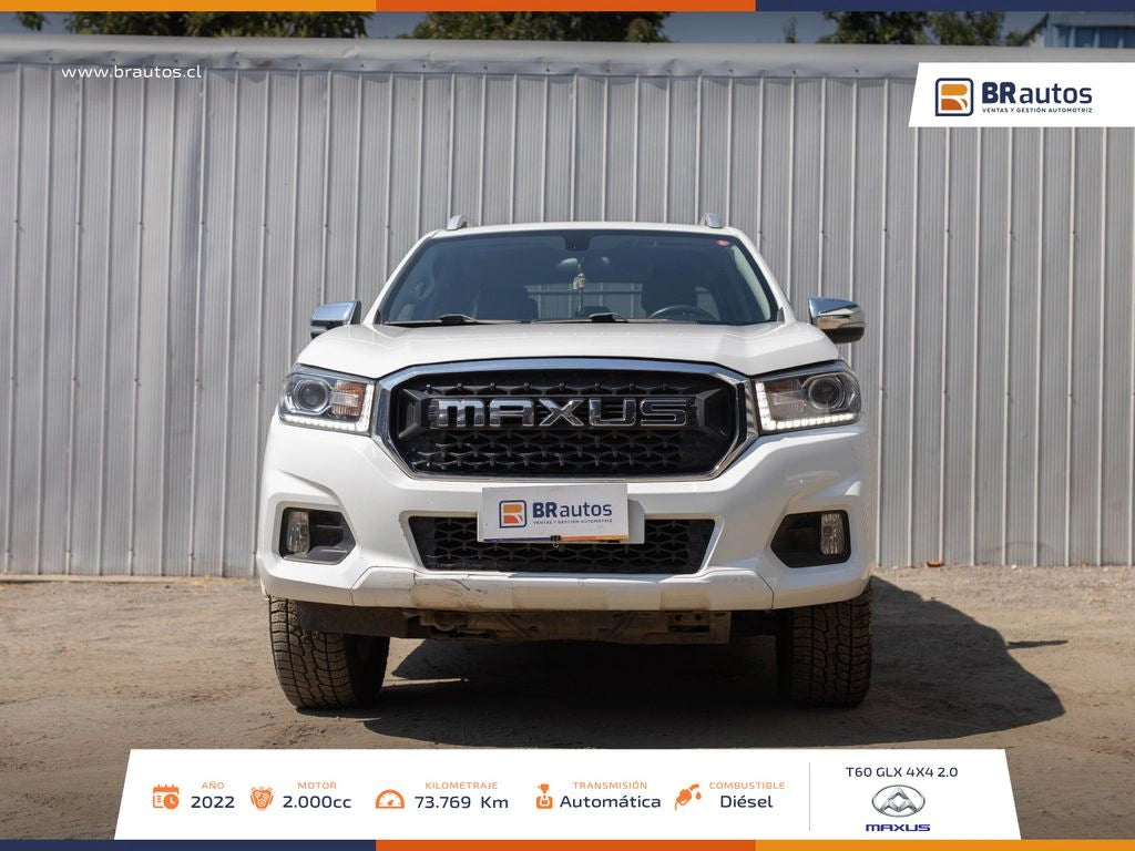 Maxus T60 GLX 2022 frente imponente camioneta 4x4