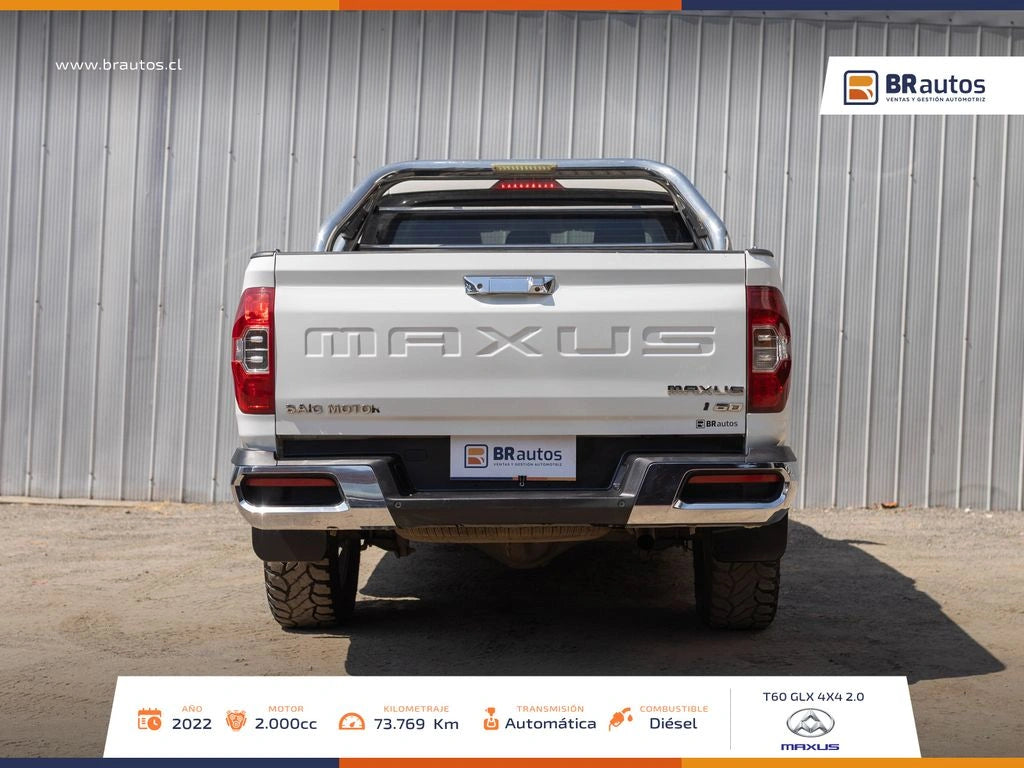 Maxus T60 GLX 2.0 Diésel 2022 | 4x4 | 73.769 KM | Los Angeles