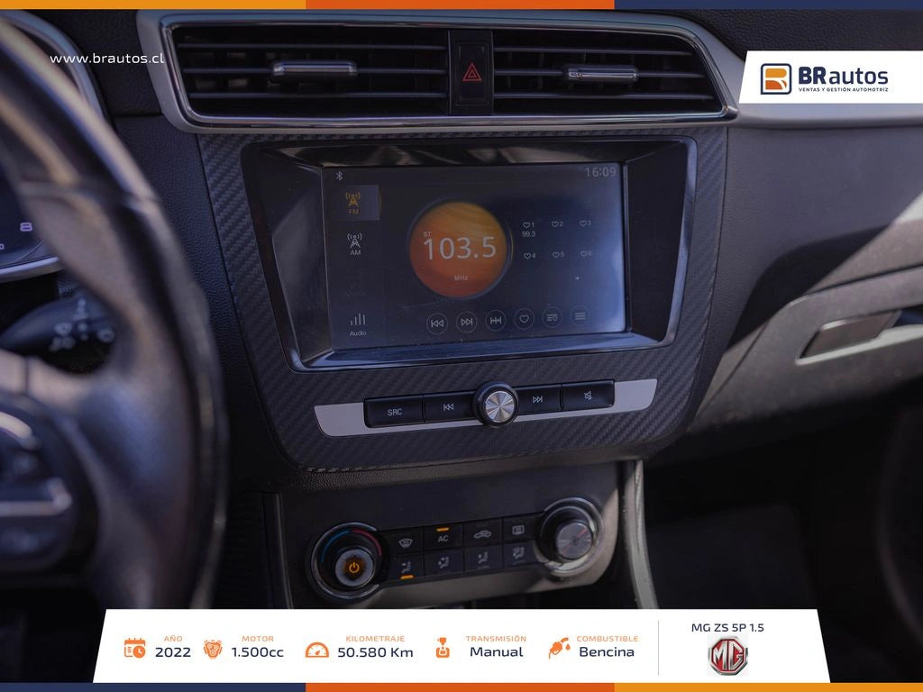 MG ZS 1.5 STD MT 2022 | 50.580 KM | Equipamiento Full | Los Ángeles