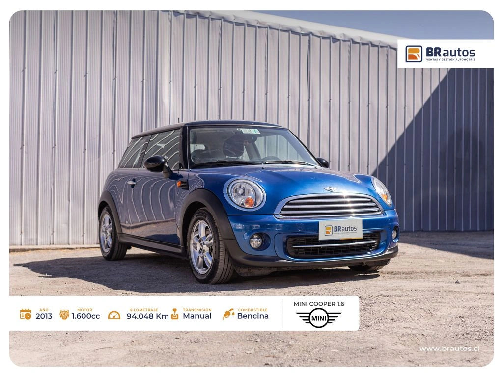 MINI Cooper 1.6 2013 | 94.048 KM | Caja Mecánica | Los Angeles