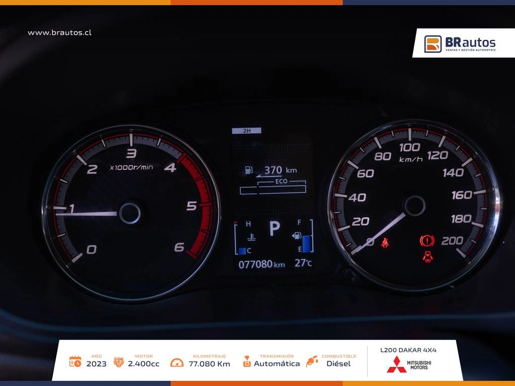 Mitsubishi L200 Dakar CRS 2.4 Turbo Diésel 2023 | 4x4 | Automática | Los Ángeles