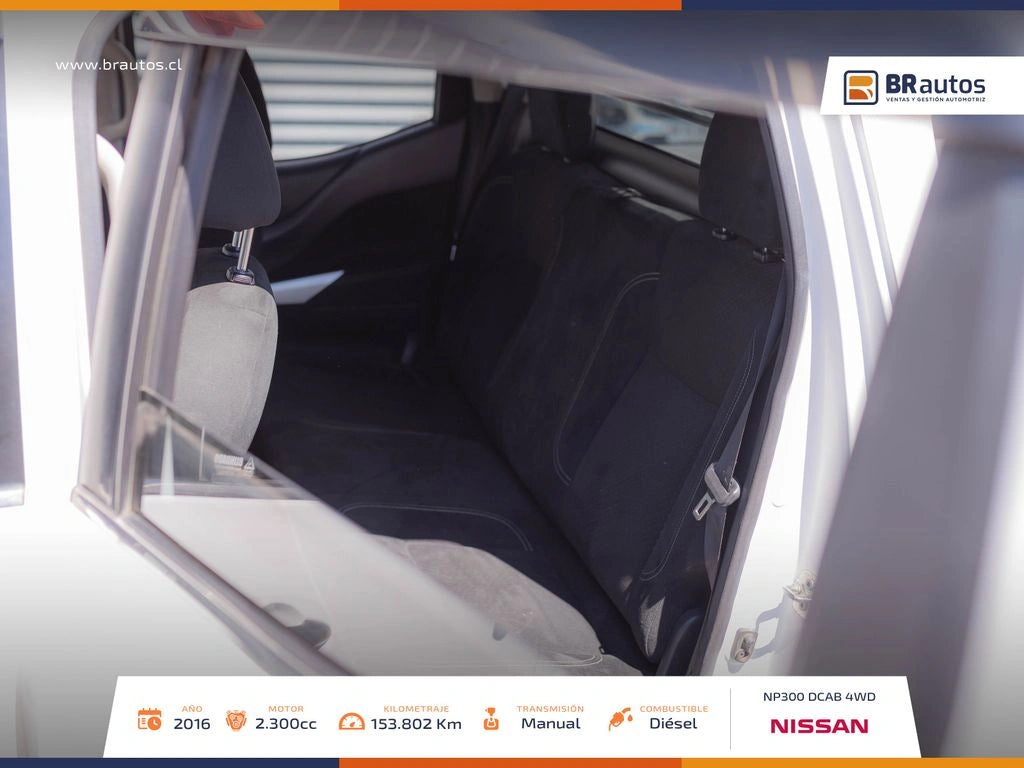 Nissan NP300 2.3 Turbo Diésel 2016 | 4x4 | Cabina Simple | Los Angeles