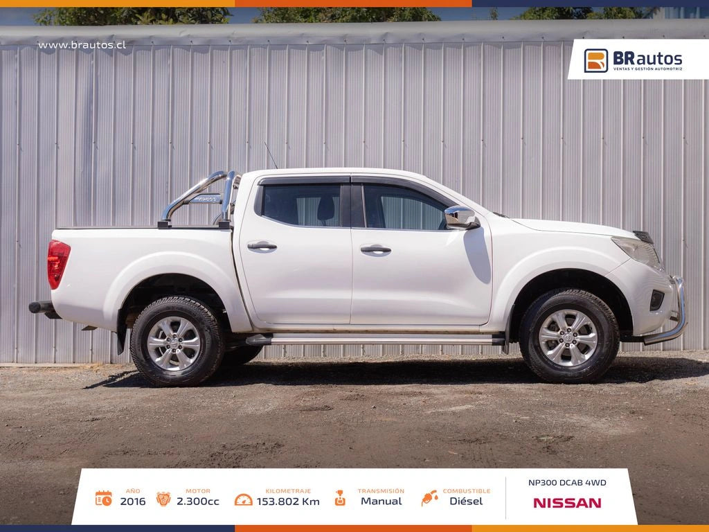 Nissan NP300 2.3 Turbo Diésel 2016 | 4x4 | Cabina Simple | Los Angeles