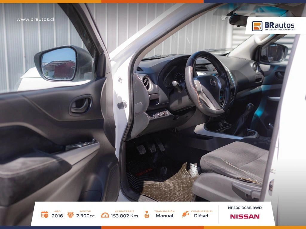 Nissan NP300 2.3 Turbo Diésel 2016 | 4x4 | Cabina Simple | Los Angeles