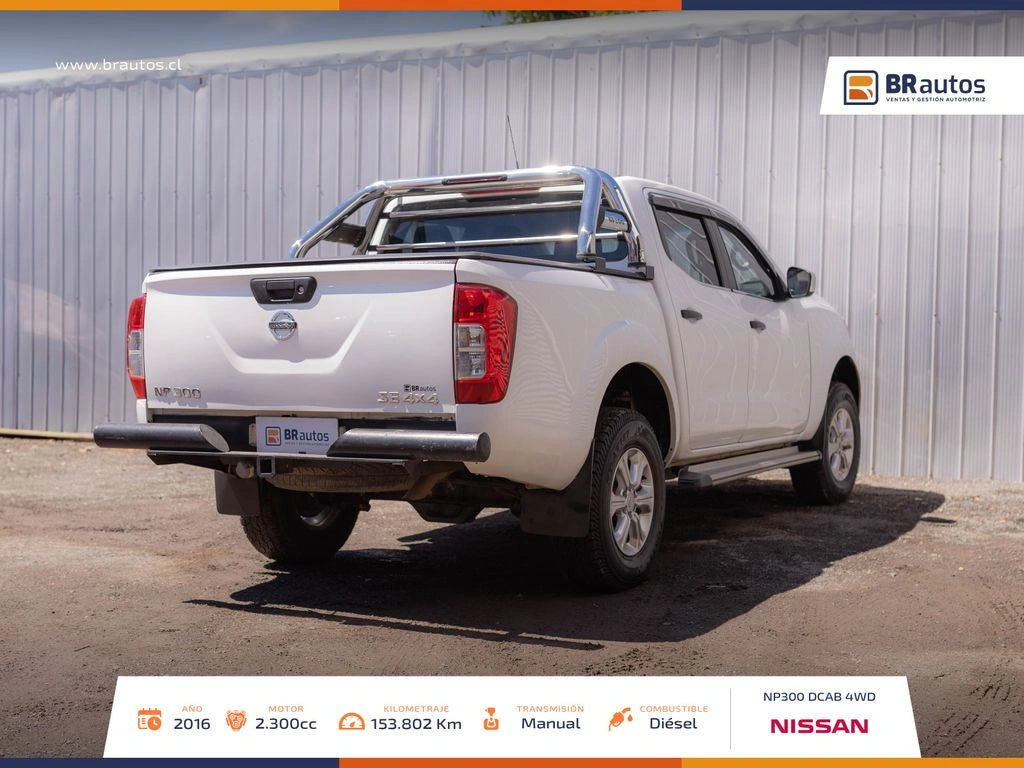Nissan NP300 2.3 Turbo Diésel 2016 | 4x4 | Cabina Simple | Los Angeles