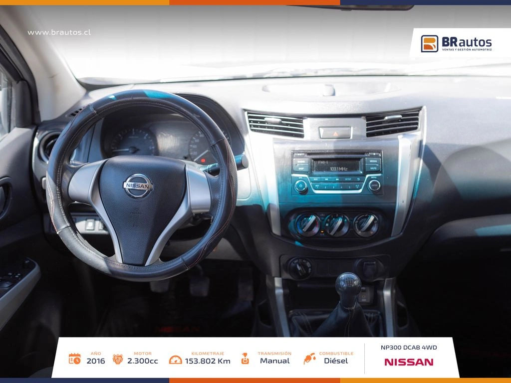 Nissan NP300 2.3 Turbo Diésel 2016 | 4x4 | Cabina Simple | Los Angeles