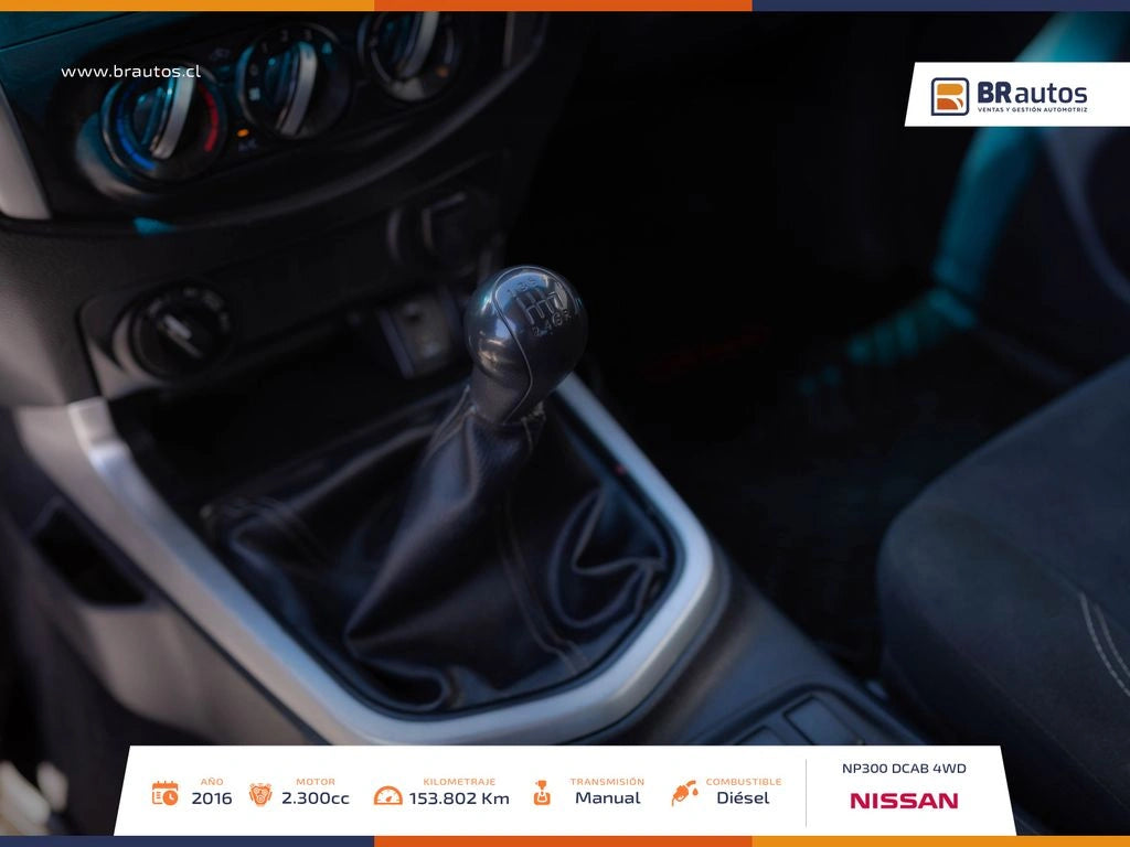 Nissan NP300 2.3 Turbo Diésel 2016 | 4x4 | Cabina Simple | Los Angeles