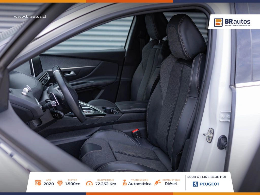 Peugeot 5008 GT Line BlueHDi 2020  | 72.252 KM | Diésel - Los Angeles