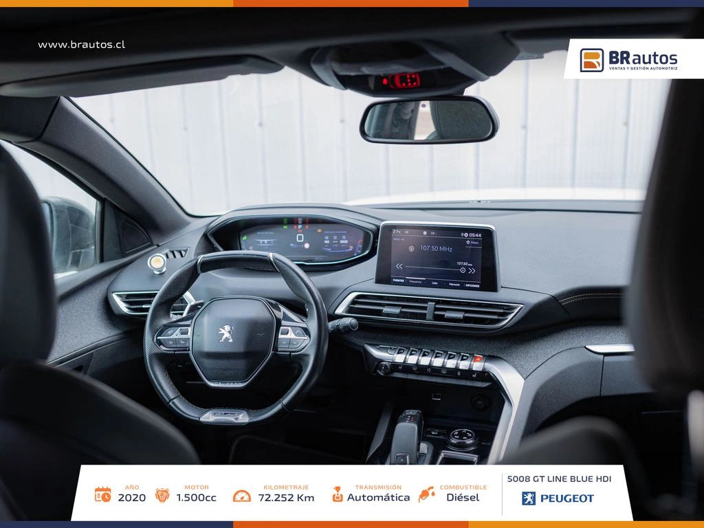 Peugeot 5008 GT Line BlueHDi 2020  | 72.252 KM | Diésel - Los Angeles