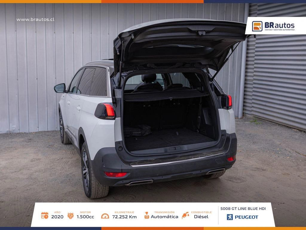 Peugeot 5008 GT Line BlueHDi 2020  | 72.252 KM | Diésel - Los Angeles