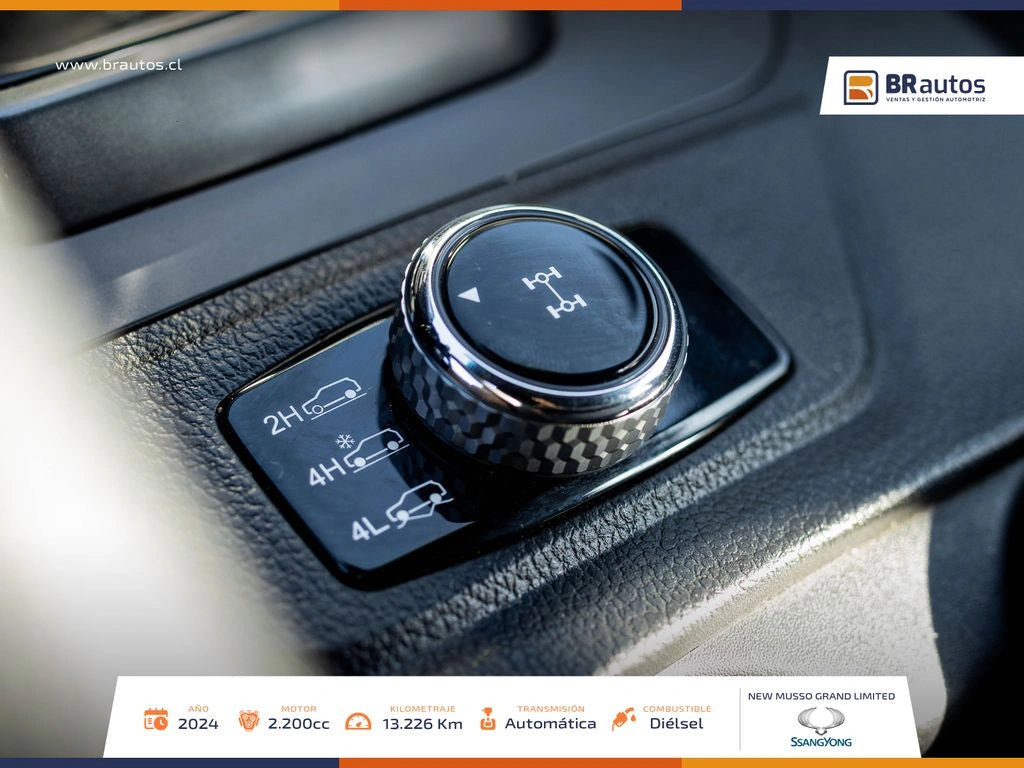 SsangYong New Musso Grand Limited 2.2 Diésel 2024 | 4WD | 13.226 KM | Los Angeles