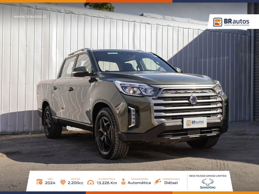 SsangYong New Musso Grand Limited 2.2 Diésel 2024 | 4WD | 13.226 KM | Los Angeles