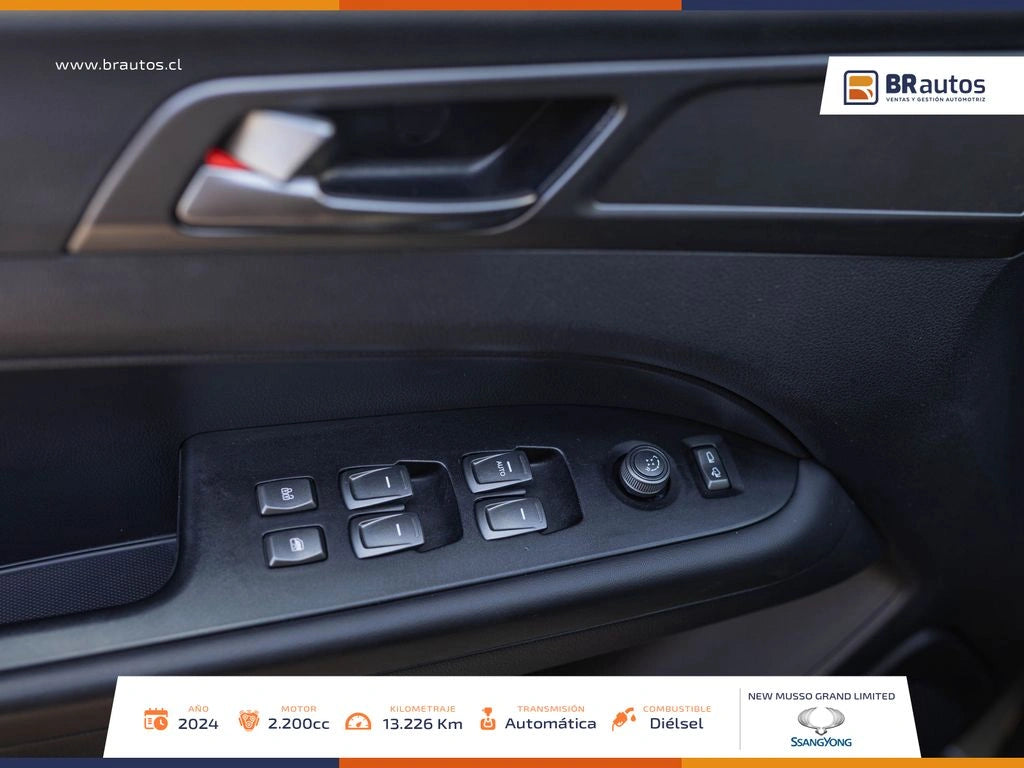 SsangYong New Musso Grand Limited 2.2 Diésel 2024 | 4WD | 13.226 KM | Los Angeles