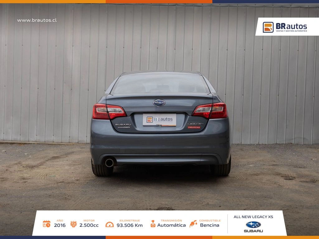 Subaru Legacy 2.5 XS 2016 | AWD Simétrico | 93.506 KM | Los Angeles