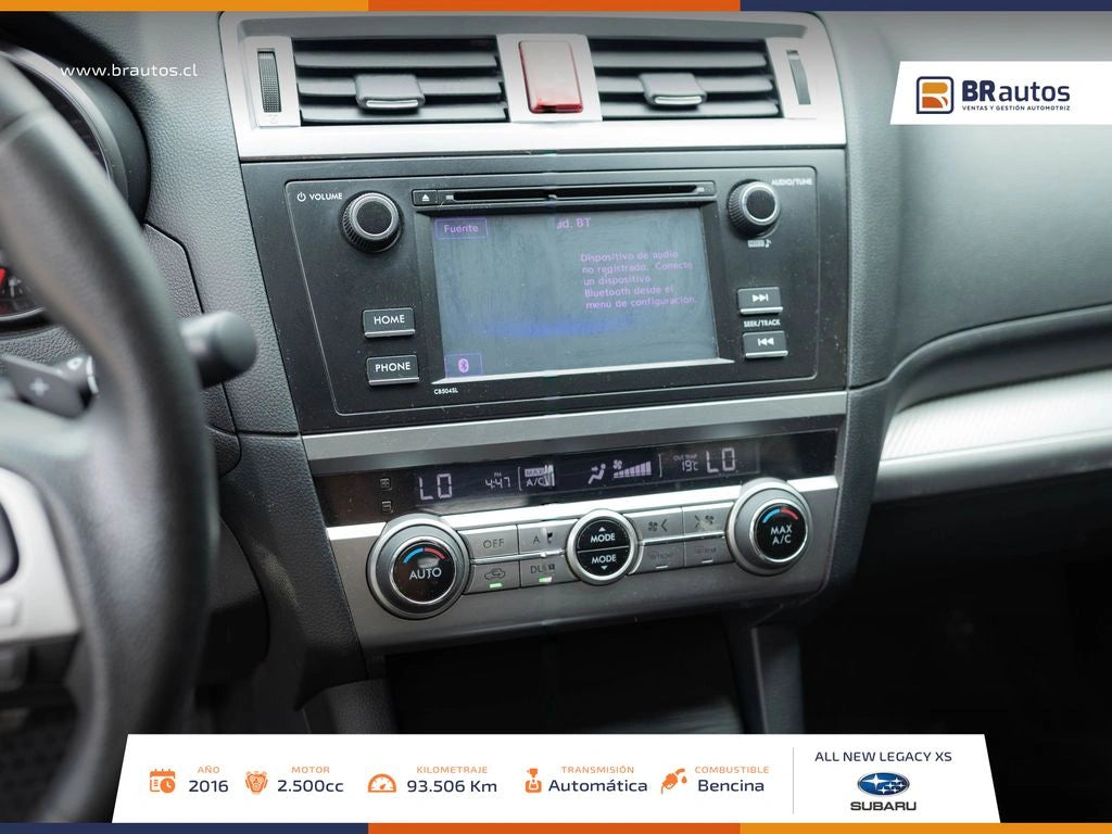 Subaru Legacy 2.5 XS 2016 | AWD Simétrico | 93.506 KM | Los Angeles