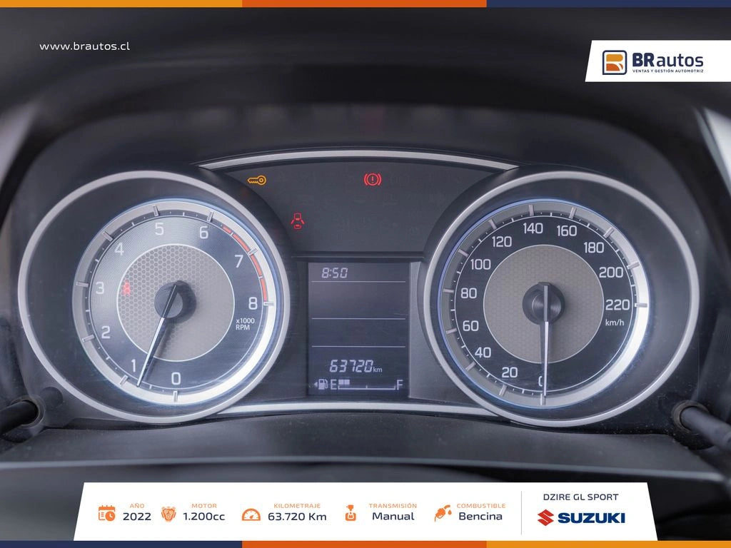 Suzuki Dzire GLX 1.2 2022 | 63.720 KM | Versión Full | Los Angeles