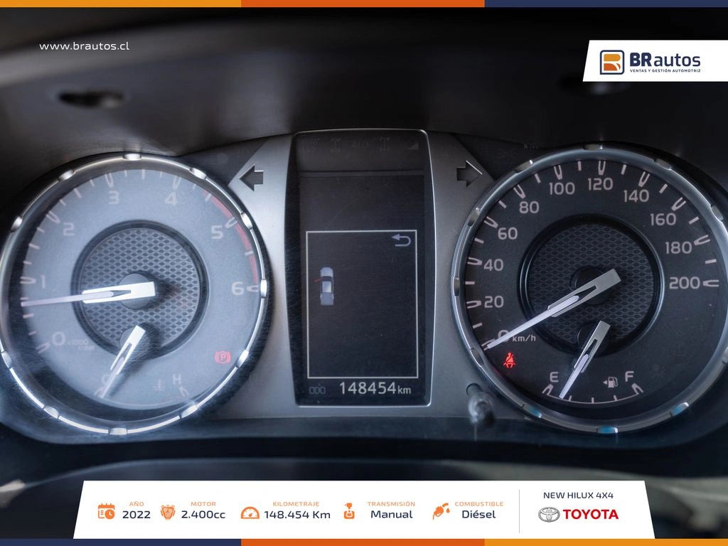 Toyota Hilux DX 2.4 Diésel 2022 | 4x4 | 7 Airbags | Los Angeles