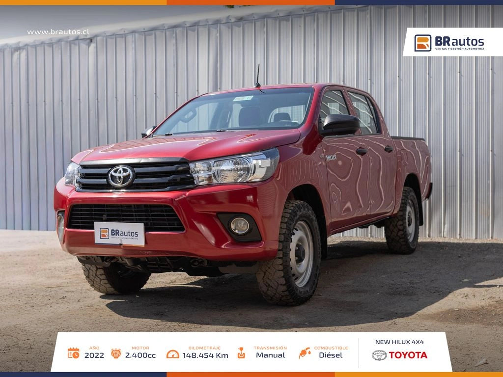 Toyota Hilux DX 2.4 Diésel 2022 | 4x4 | 7 Airbags | Los Angeles