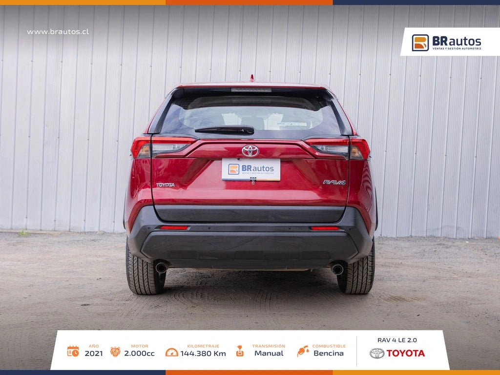 Toyota RAV4 LE 2.0 2021 | 144.388 KM | Caja 6MT | Los Angeles