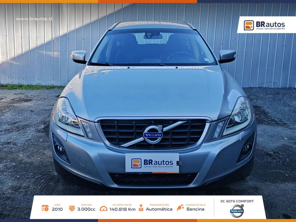Volvo XC60 T6 2010 frente SUV negro elegante