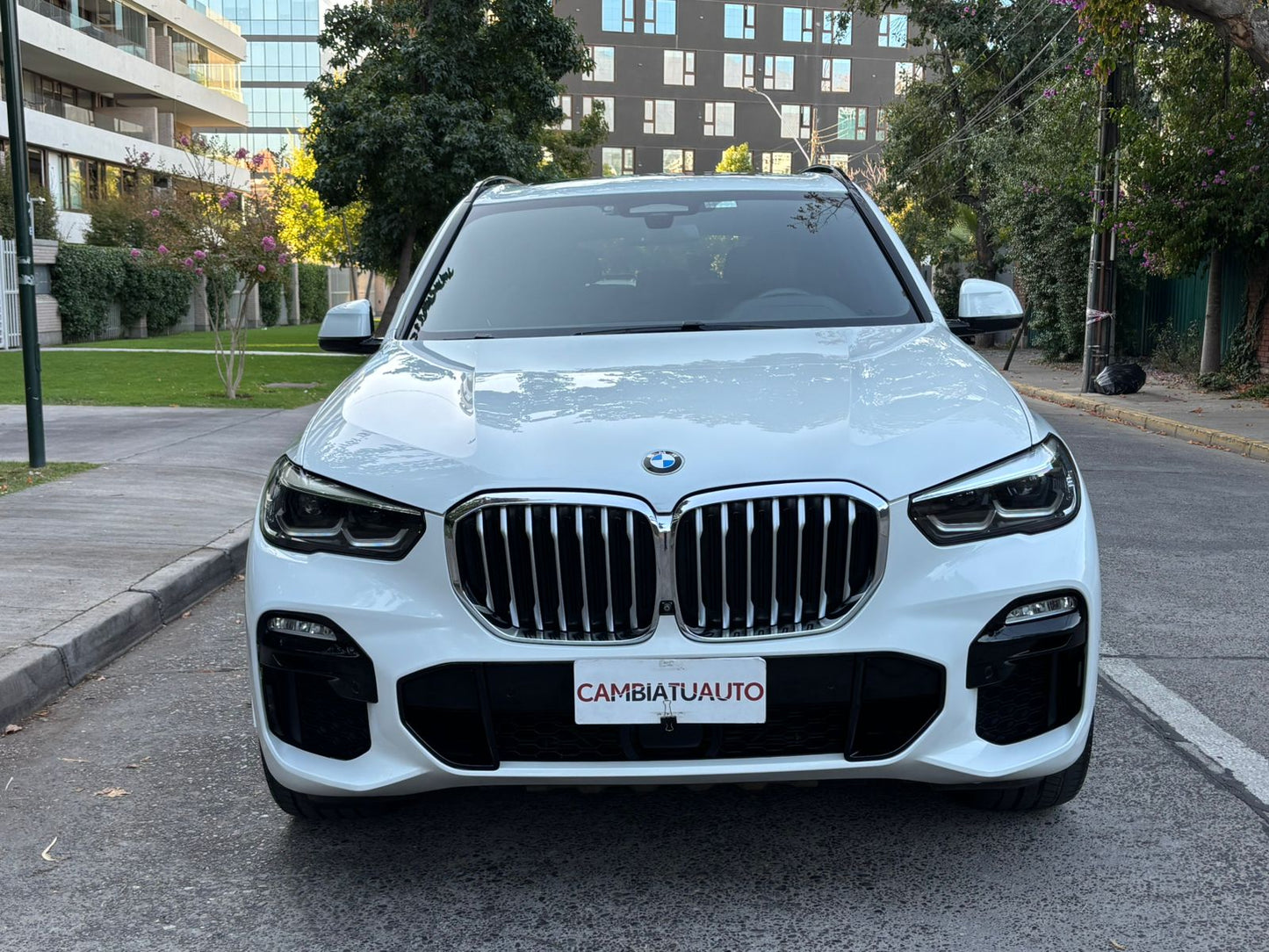 BMW X5 M Sport 2020 frente SUV deportivo gris premium