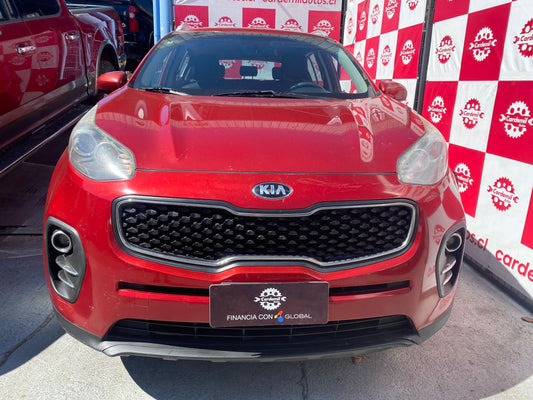 Kia Sportage LX 2018 frente color rojo neumáticos nuevos Detodoauto