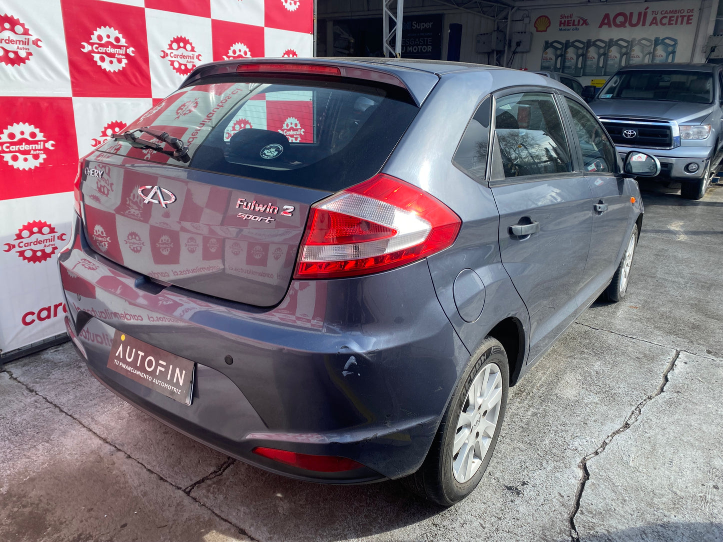 Vista trasera Chery Fulwin Sport 2019 diseño aerodinámico